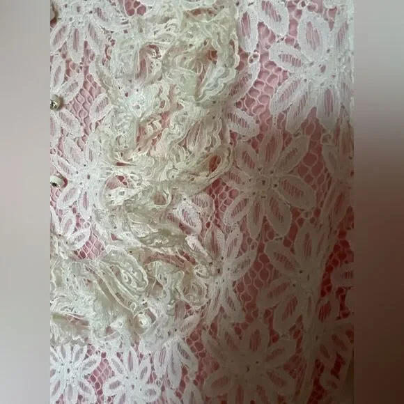 Vintage white dress lace - Picture 10 of 16